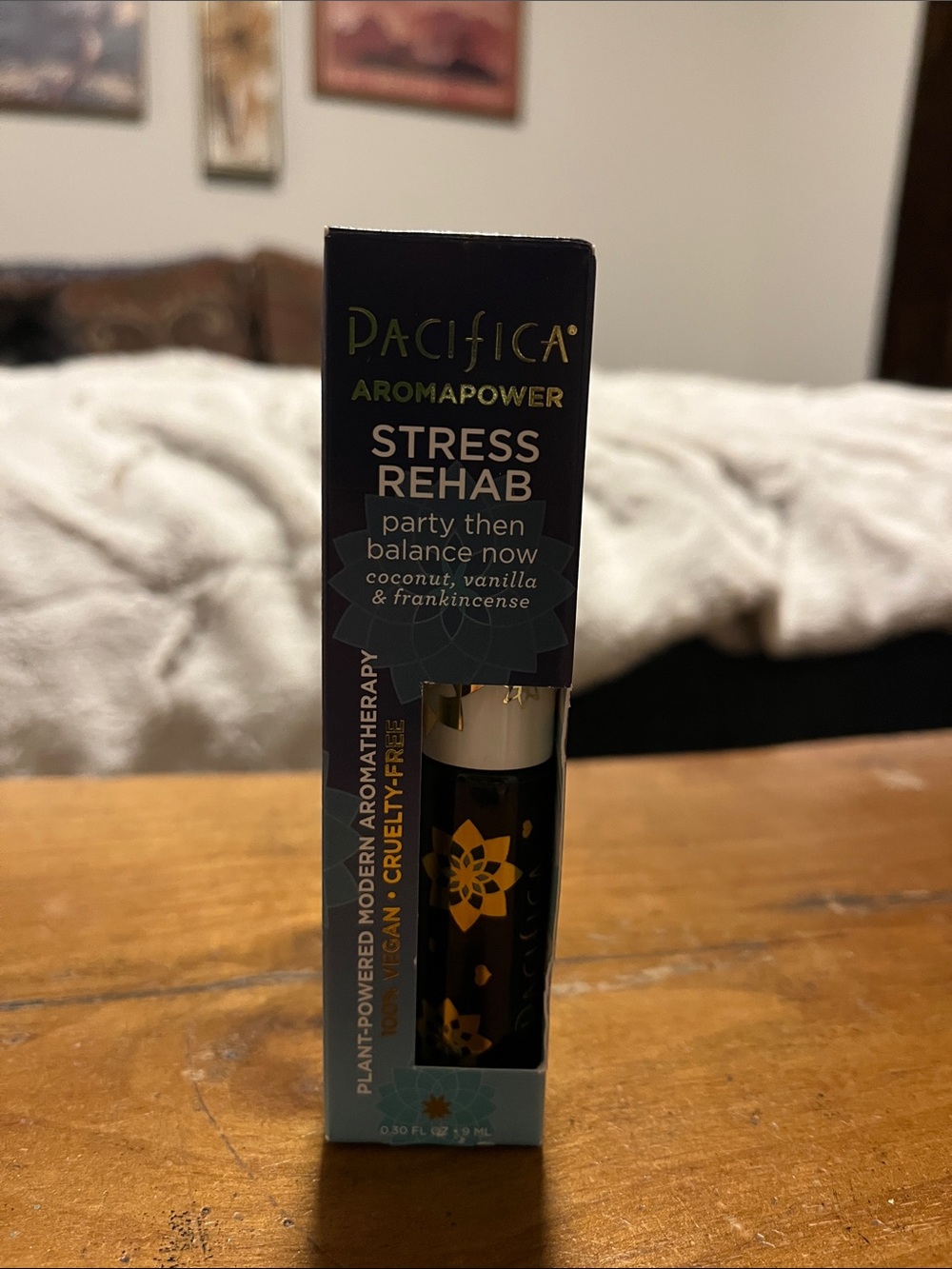 Pacifica AromaPower Stress Rehab Party Then Balance Now CocoVanillaFrankincense